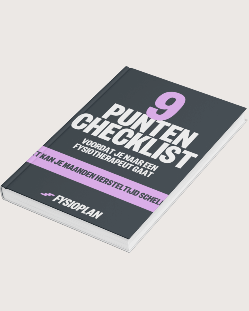9 stappen vóór je naar de fysio gaat e-book